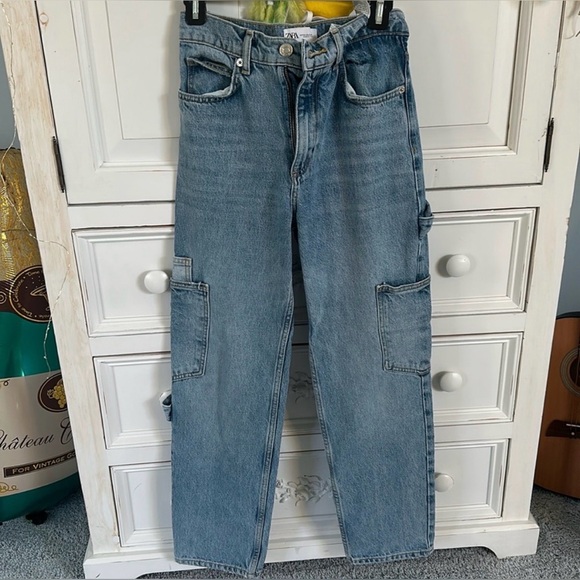 Zara Denim - Zara Cargo Jeans